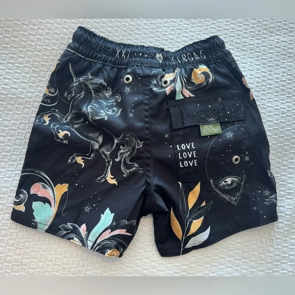 AGUA BENDITA BOYS SWIM SHORTS NICK MARE NWT - Picture 10 of 16